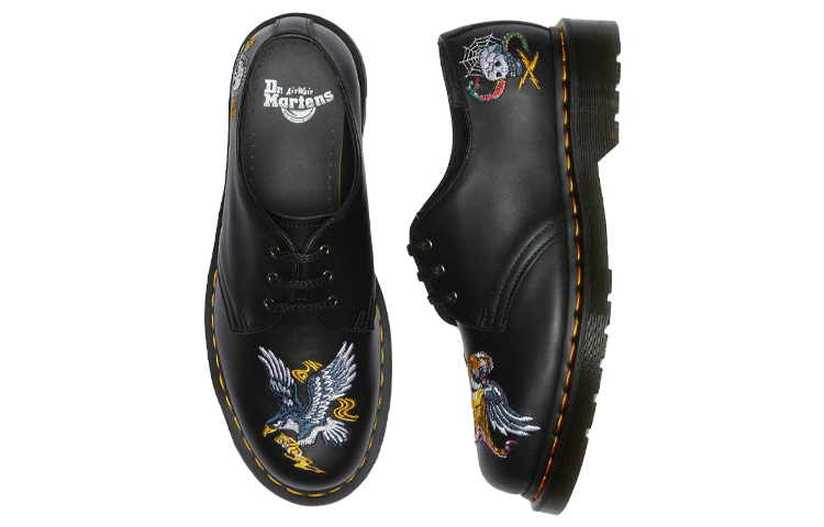 Dr. Martens 1461 'Black Embroidered' 圖 4