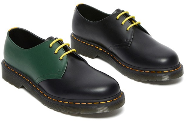 Dr. Martens 1461 Contrast Smooth Leather Shoes 'Black Green' 27289001 Shop Dr. Martens 1461 Contrast Smooth Leather Shoes 'Black Green' 27289001