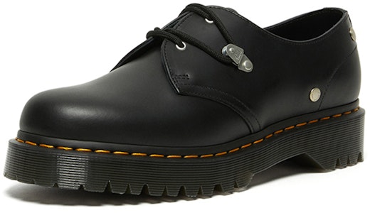 Dr.Martens/馬汀博士 1461 金屬扣 皮革 復古休閒平底鞋 男女同款 炭黑 Order Dr.Martens/馬汀博士 1461 金屬扣 皮革 復古休閒平底鞋 男女同款 炭黑