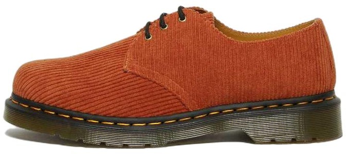 馬汀博士 Dr.Martens 1461 系列 棉布 燈芯絨系帶 休閒單鞋 男女同款 橘色 Buy 馬汀博士 Dr.Martens 1461 系列 棉布 燈芯絨系帶 休閒單鞋 男女同款 橘色