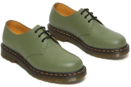 Dr.Martens馬汀博士 1461系列 皮革 3孔馬汀單鞋 男女同款 卡其綠色 Order Dr.Martens馬汀博士 1461系列 皮革 3孔馬汀單鞋 男女同款 卡其綠色