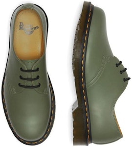 Dr.Martens馬汀博士 1461系列 皮革 3孔馬汀單鞋 男女同款 卡其綠色 Lookbook Dr.Martens馬汀博士 1461系列 皮革 3孔馬汀單鞋 男女同款 卡其綠色