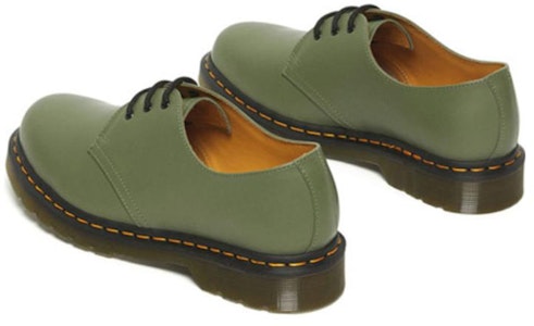 Dr.Martens馬汀博士 1461系列 皮革 3孔馬汀單鞋 男女同款 卡其綠色 Shop Dr.Martens馬汀博士 1461系列 皮革 3孔馬汀單鞋 男女同款 卡其綠色