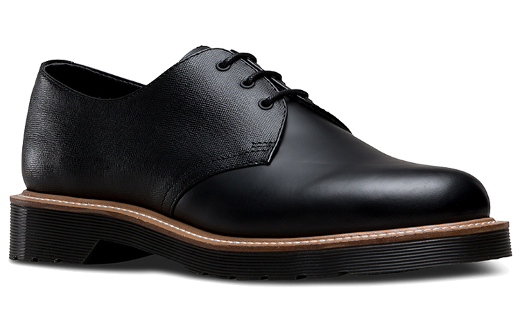 Dr. Martens 1461 'Straw Smooth Black' 圖 2