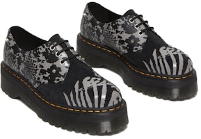 Dr. Martens 1461 Animal Clash Cuero y Gamuza Plataforma 'Negro Gris' 27695001 Lookbook Dr. Martens 1461 Animal Clash Cuero y Gamuza Plataforma 'Negro Gris' 27695001