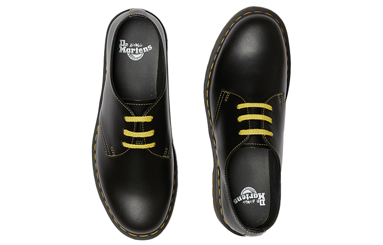 Lookbook Dr.Martens/馬汀博士 1461 Atras 透氣舒適 JK休閒平底鞋 男女款 黑