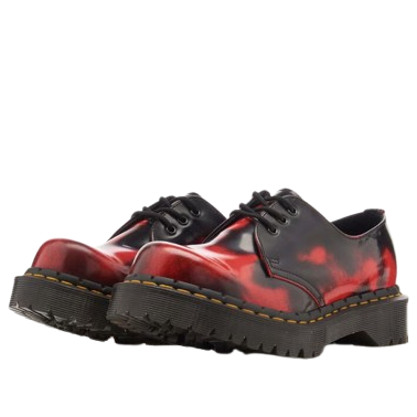Lookbook 马丁博士 1461 Bex 厚底三孔牛津鞋 黑红色 31864782