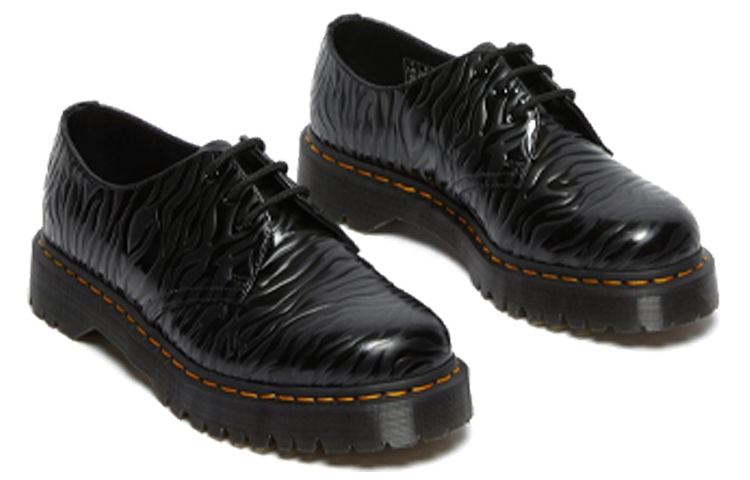 Dr. Martens 1461 Bex Zebra Emboss Black Unisex 圖 3