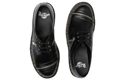 Dr. Martens 1461 Bex Zip Leather Shoes 'Black'