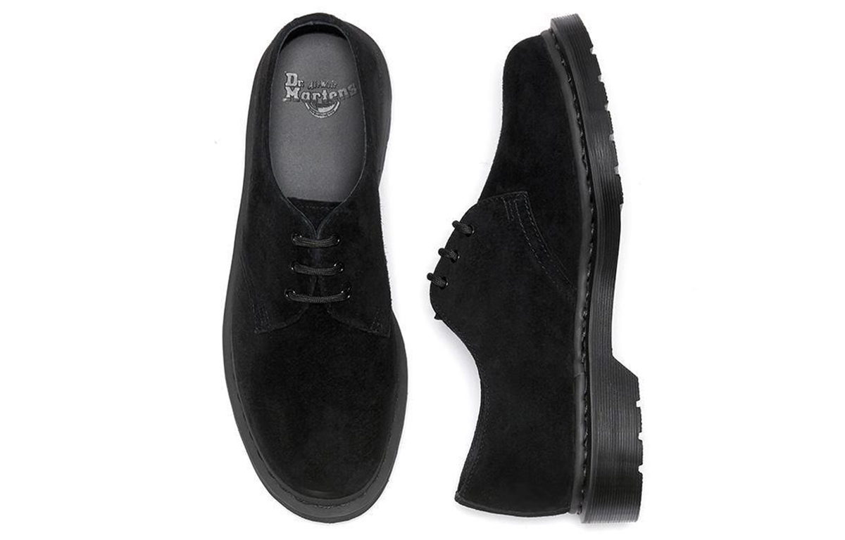 Dr. Martens 1461 Black Suede Shoes 'Black' 圖 3