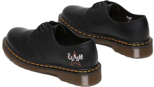 Dr. Martens 1461 The Clash Oxford Sepatu 'Black' Buatan Inggris 28005001 Shop Dr. Martens 1461 The Clash Oxford Sepatu 'Black' Buatan Inggris 28005001