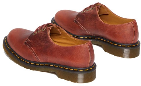 Dr.Martens馬汀博士 1461 皮革 舒適休閒 平底鞋 男女款 紅棕色 Shop Dr.Martens馬汀博士 1461 皮革 舒適休閒 平底鞋 男女款 紅棕色