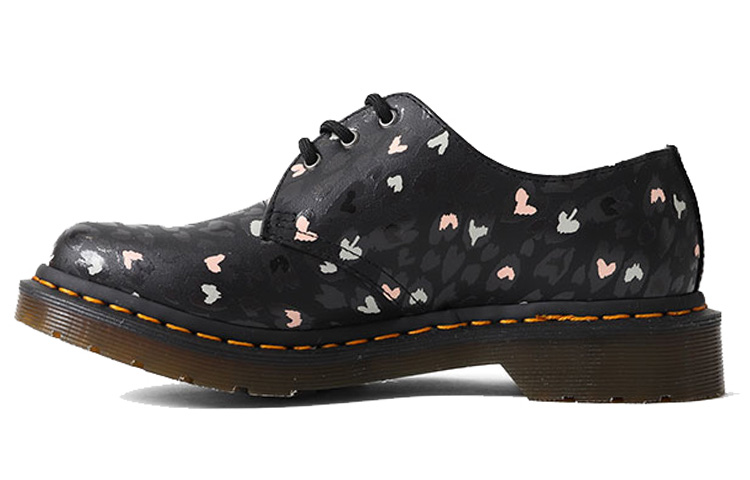 Dr. Martens 1461 Leather Heart Printed 'Black' 25484001