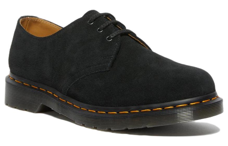 (W) Dr. Martens 1461 Suede Oxford Shoes 'Black' 圖 2