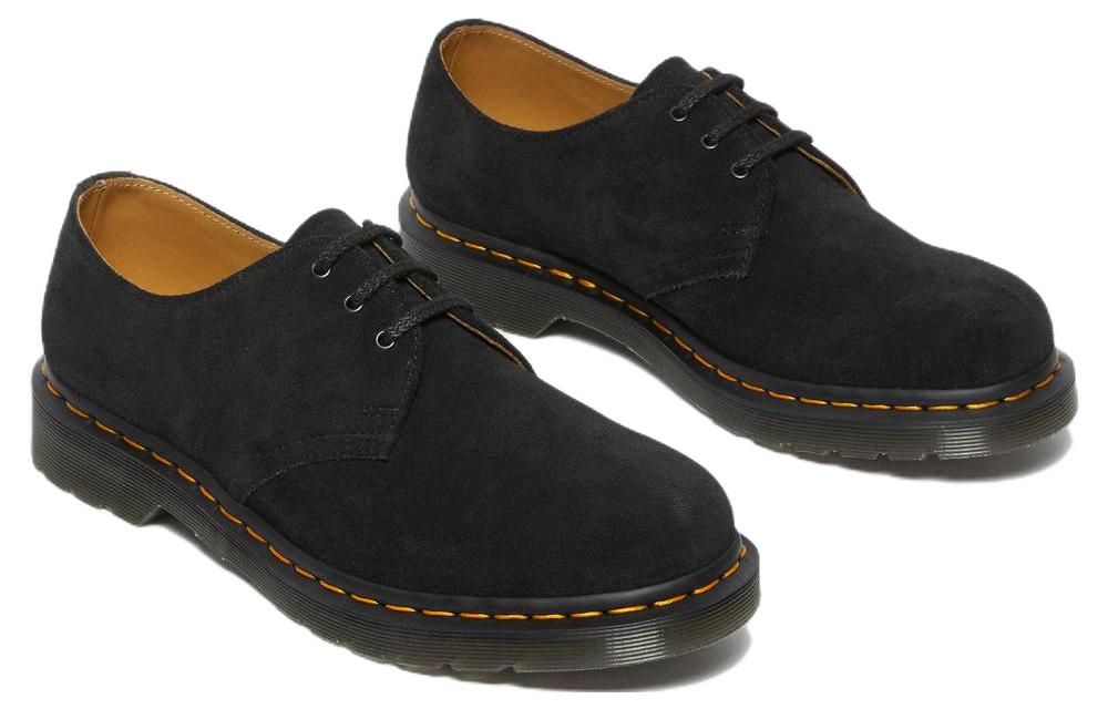 (W) Dr. Martens 1461 Suede Oxford Shoes 'Black' 圖 3