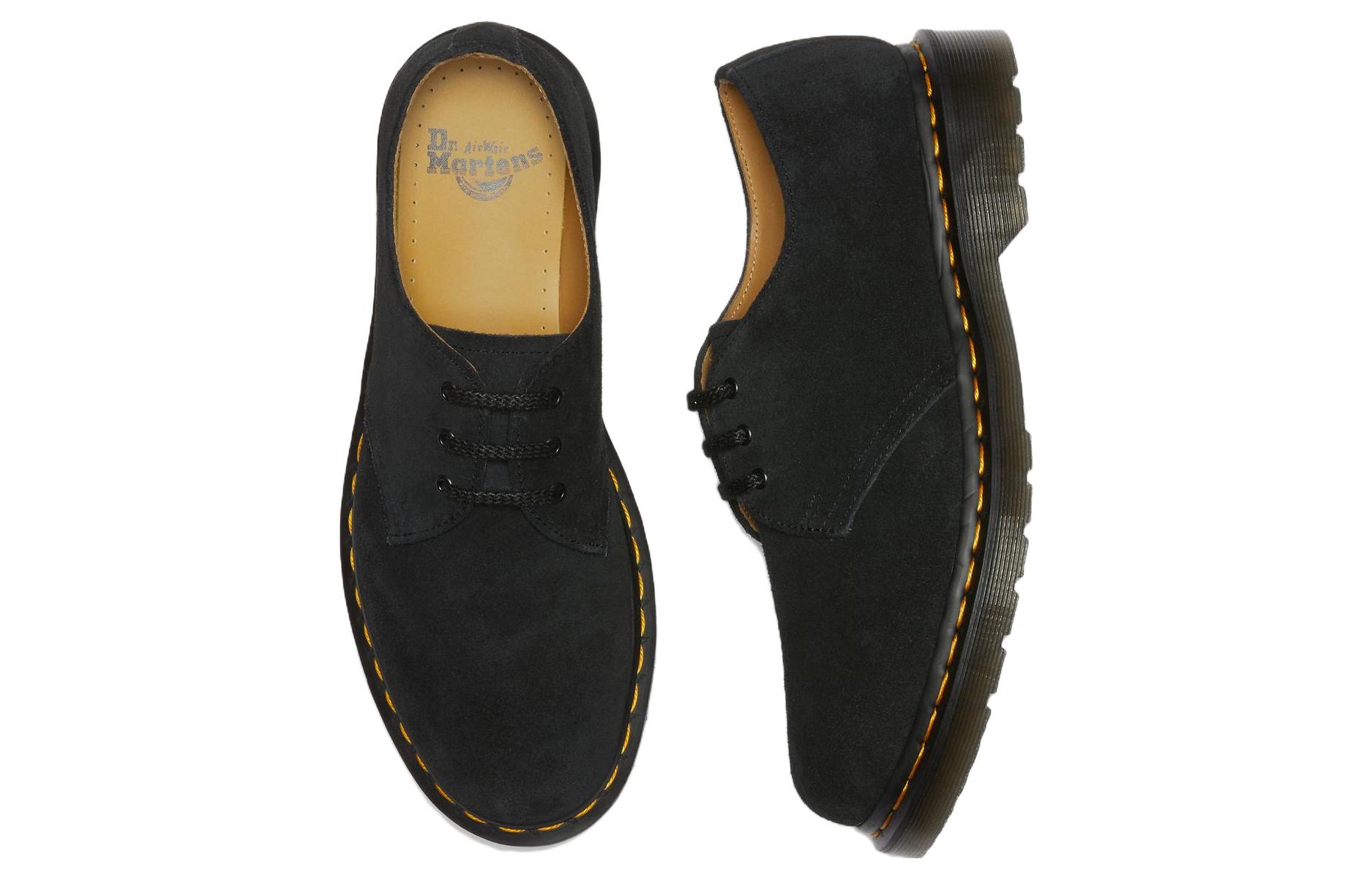 (W) Dr. Martens 1461 Suede Oxford Shoes 'Black' 圖 5