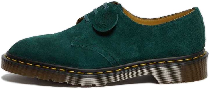dr-martens-1461-suede-lace-up-boots-green-26335370