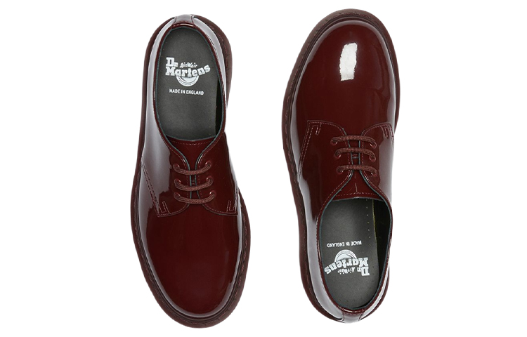 Lookbook Dr. Martens 1461 Mono Kasut - Buatan England 'Merah' 27138601