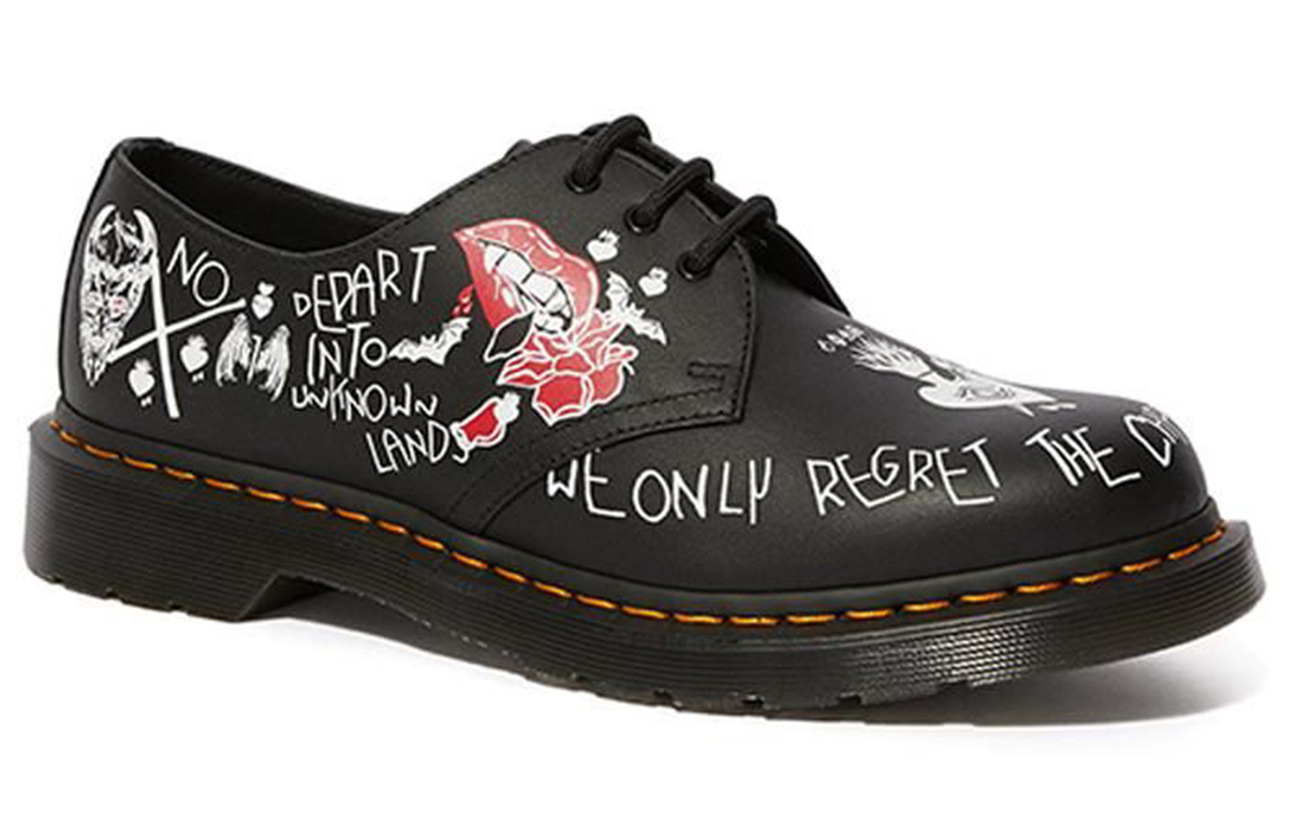 Dr. Martens 1461 Rebel Leather Printed 'Black' 圖 2