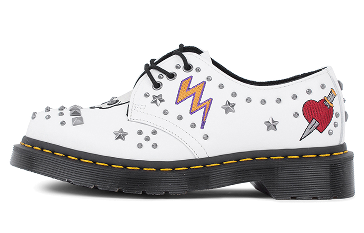 Buy Dr. Martens 1461 Rock & Roll Blanco 24206100