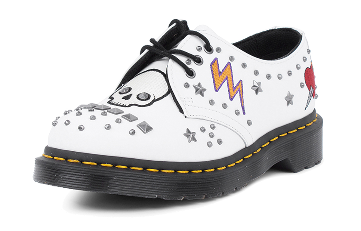 Lookbook Dr. Martens 1461 Rock & Roll Blanco 24206100