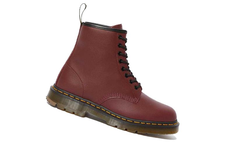 Order Dr. Martens 1461 Slip Resistant Leather Lace Up Boots 'Deep Red' 24382600