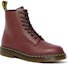 Lookbook Dr. Martens 1461 But Kasut Kulit Anti Licin 'Merah Gelap' 24382600
