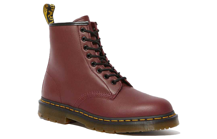 Lookbook Dr. Martens 1461 Slip Resistant Leather Lace Up Boots 'Deep Red' 24382600