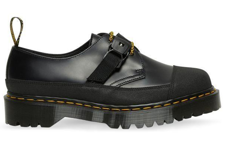 Dr. Martens 1461 Tech 'Carbon Black Yellow' 圖 2