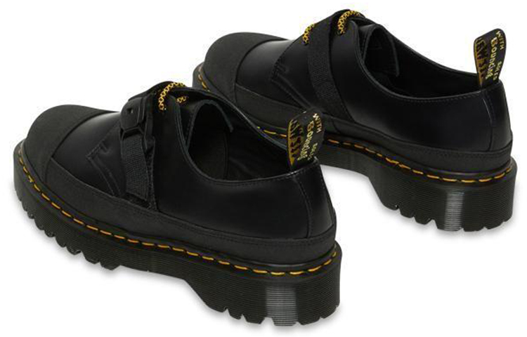 Dr. Martens 1461 Tech 'Carbon Black Yellow' 圖 7