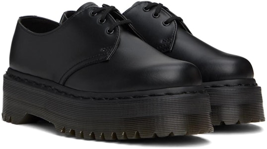Dr. Martens 1461 Vegan Kasut Platform Mono Felix 'Hitam' 30651001 Lookbook Dr. Martens 1461 Vegan Kasut Platform Mono Felix 'Hitam' 30651001