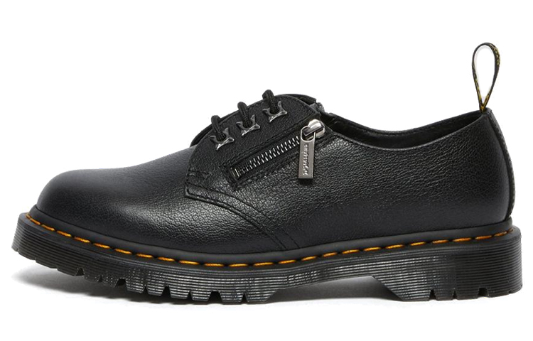 Dr. Martens 1461 Zip Tumbled 'Black'