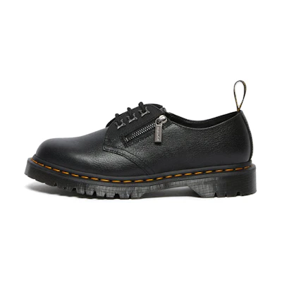 Dr. Martens 1461 Zip Tumbled 'Black'