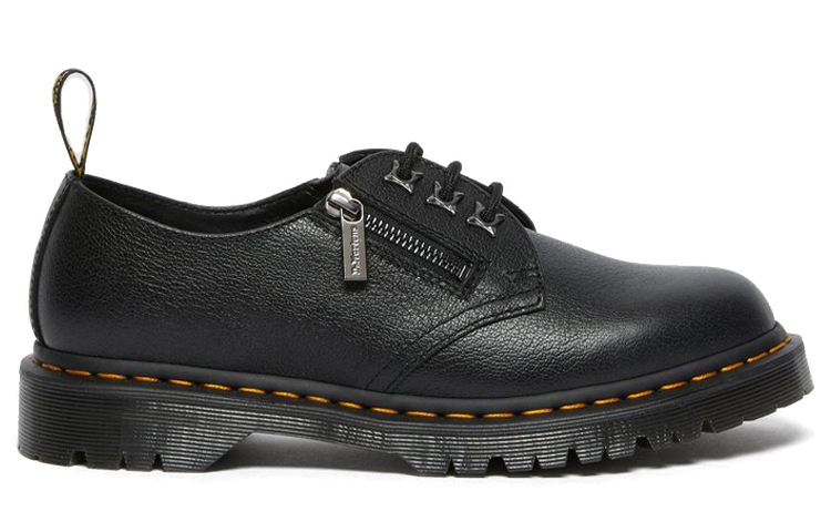 Dr. Martens 1461 Zip Tumbled 'Black' 圖 2