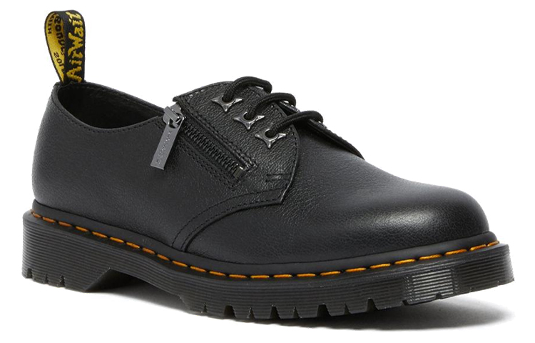 Dr. Martens 1461 Zip Tumbled 'Black' 圖 3