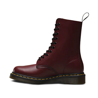 Dr. Martens 1490 Black Smooth Classic 10 Martin boots Couple Style Red
