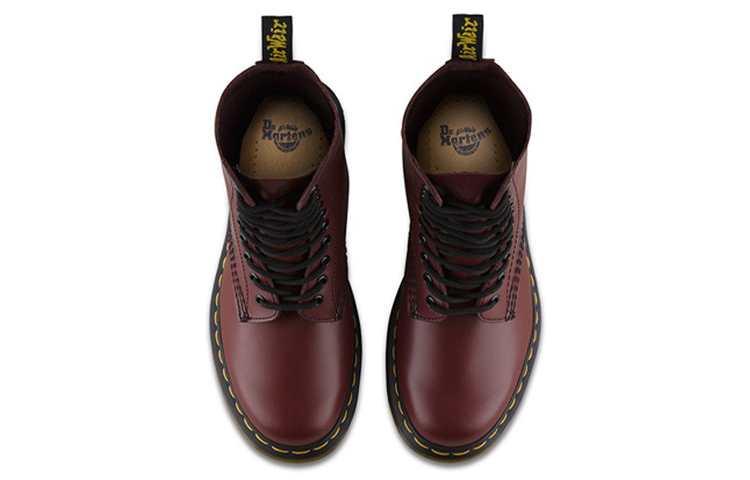Lookbook Dr. Martens 1490 Hitam Kasut Martin Klasik 10 Gaya Pasangan Merah 10092600