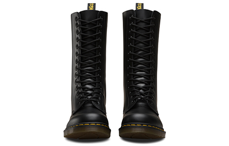 Shop Dr. Martens 1914 Smooth Martin boots Couple Style Black 11855001