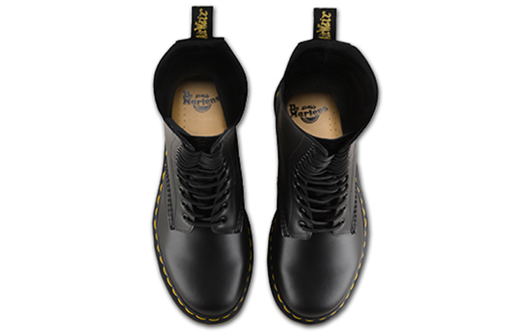Details for Dr. Martens 1914 Smooth Martin boots Couple Style Black 11855001