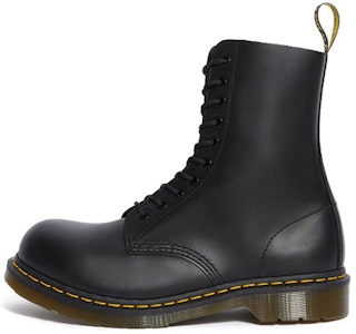 닥터마틴 1919 블랙 가죽 미드 종아리 부츠 10105001 Buy 닥터마틴 1919 블랙 가죽 미드 종아리 부츠 10105001