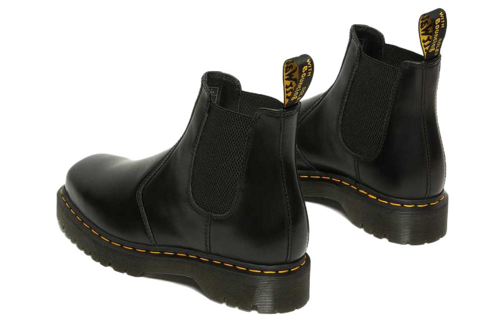 Details for Dr. Martens 2976 Bex Squared Toe Leather Chelsea Boots 'Black' 27888001