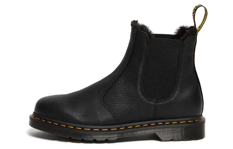 Dr. Martens 2976 Faux Fur Lined Chelsea Boots 'Black' 26333001