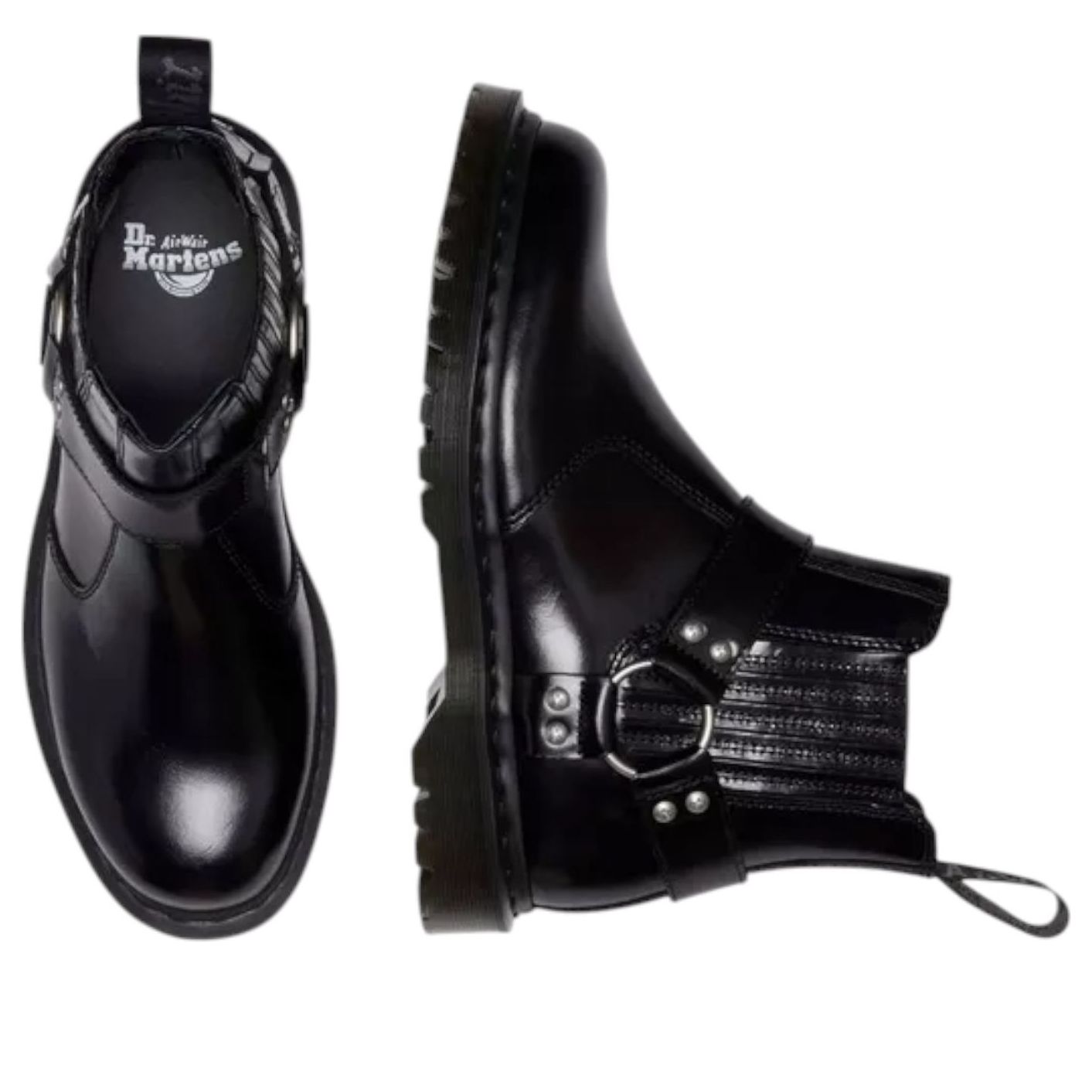 Shop Dr. Martens 2976 Harness Chelsea 靴 黑色切爾西靴 41387001