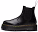 Buy Dr. Martens 2976 Bottines Chelsea Plateforme Cuir Noir Poli 24687001