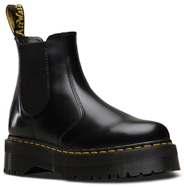 Dr. Martens 2976 Bottines Chelsea Plateforme Cuir Noir Poli 24687001 Lookbook Dr. Martens 2976 Bottines Chelsea Plateforme Cuir Noir Poli 24687001