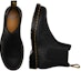 Shop Dr. Martens 2976 Putih Penuh Kasut Chelsea Kulit 'Hitam' 30673001