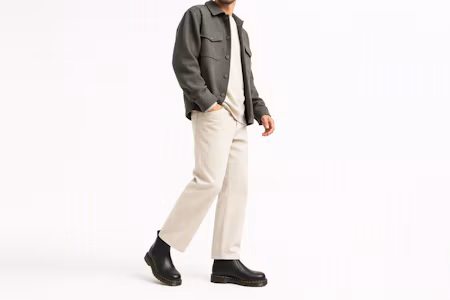 Order 馬汀博士 Dr. Martens 皮革 防滑保暖 短筒 切爾西靴 男女同款 黑色
