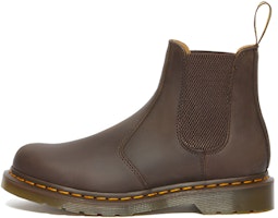 Dr. Martens 2976 Yellow Stitch Crazy Horse Leather Chelsea Boot 'Dark Brown' 27486201 Dr. Martens 2976 Yellow Stitch Crazy Horse Leather Chelsea Boot 'Dark Brown' 27486201