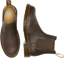 Dr.Martens/馬汀博士 2976系列 Crazy Horse 切爾西靴 男女同款 深棕色 Shop Dr.Martens/馬汀博士 2976系列 Crazy Horse 切爾西靴 男女同款 深棕色