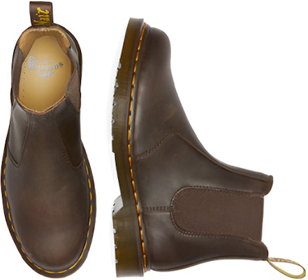 Dr. Martens 2976 Jahitan Kuning Kasut Chelsea Kulit Horse Gila 'Coklat Gelap' 27486201 Shop Dr. Martens 2976 Jahitan Kuning Kasut Chelsea Kulit Horse Gila 'Coklat Gelap' 27486201